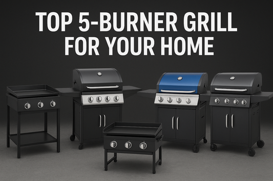 Best 5-Burner Gas Stove : Cook Like a Pro with Ultimate Power & Precision!