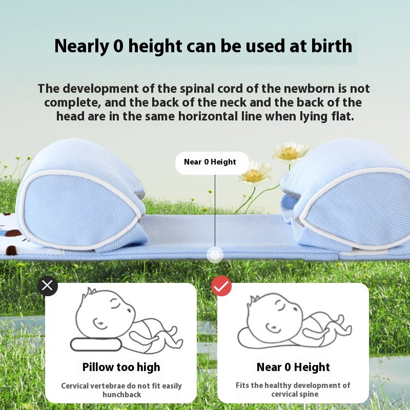 Newborn Baby Pillow 0-1 Year Old Buckwheat Correcting Deformational Head Newborn Baby Head Shape