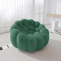 Oversized Bubble Couch Chair – 49" 3D Honeycomb Floor Sofa in Green Mesh Fabric