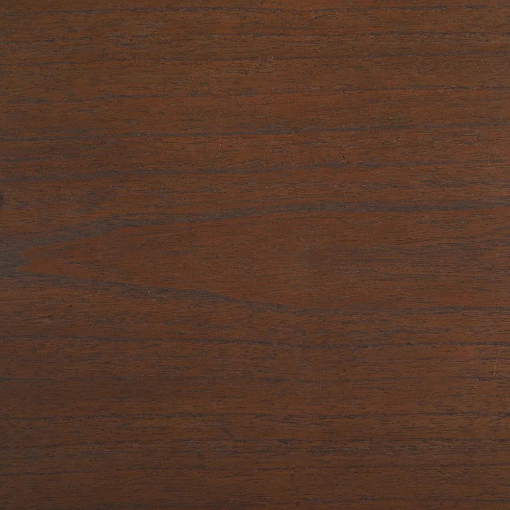 Walnut Oval Solid Wood Coffee Table – 56" Mid-Century Modern Oblong Table for Living Room