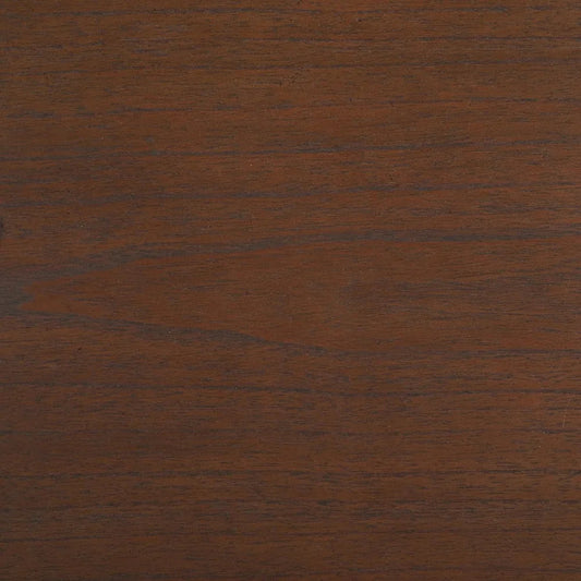 Walnut Oval Solid Wood Coffee Table – 56" Mid-Century Modern Oblong Table for Living Room