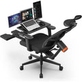Ergonomic Mesh Office Chair – High-Back Task Chair with Adaptive Lumbar Support, 4D Armrests, Adjustable Headrest & Footrest