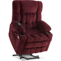 Dual Motor Power Lift Recliner Chair with Massage & Heat – Infinite Position Reclining Sofa for Seniors with USB & Cup Holders
