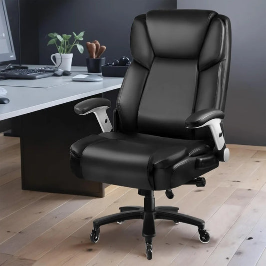 Big & Tall 600lbs Executive Office Chair – Ergonomic, High Back, Adjustable Arms & Lumbar Support