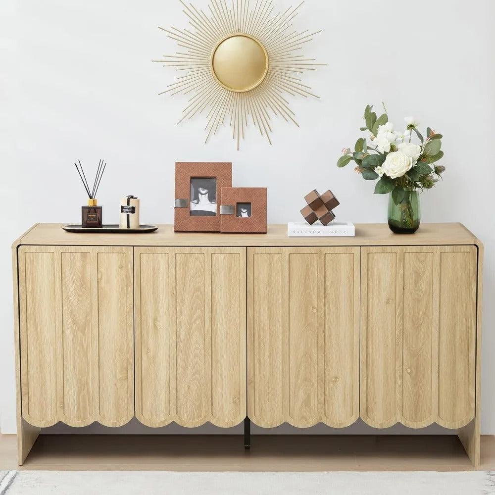 63" L-Shaped Executive Office Desk with Mobile File Cabinet – Modern Corner Desk with Storage Drawers & Door Cabinet, Dark Walnut