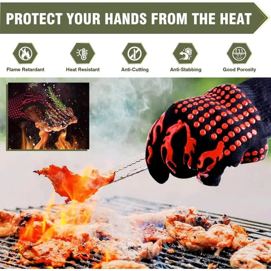 Dual Fuel Gas & Charcoal Grill Combo – Portable BBQ Grill with Flat Top, Side Shelves & Dual Lids