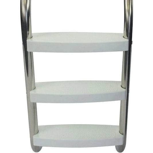3-Step Stainless Steel Pool Ladder with Non-Slip Steps – In-Ground Swimming Pool Entry & Exit System, 250 lb Capacity