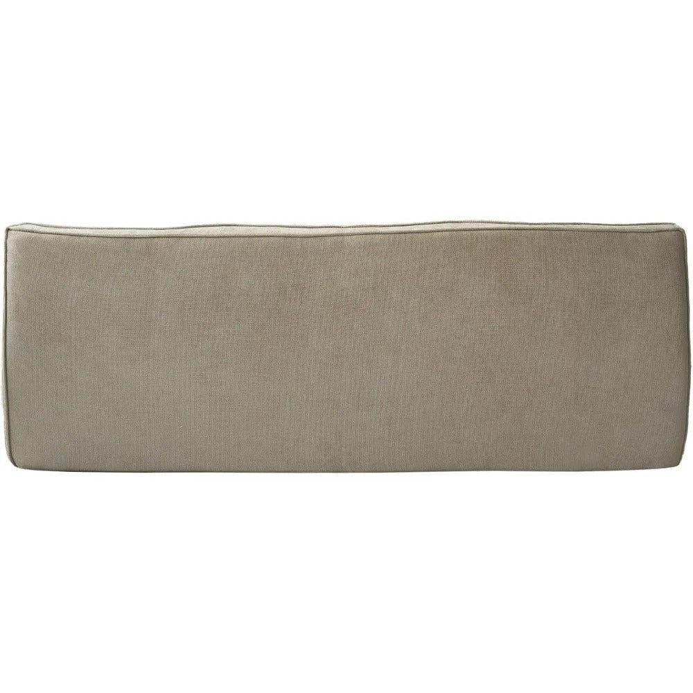 82.68" Chenille Floor Sofa – 3-Seat Foam-Filled Lounge Couch, No Assembly Needed, Lazy Bean Bag Style Fireside Chair