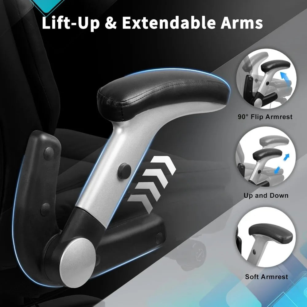 Big & Tall 600lbs Executive Office Chair – Ergonomic, High Back, Adjustable Arms & Lumbar Support