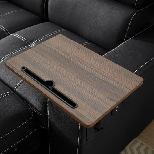 90-Inch Sleeper Sofa with Pull-Out Bed, Recliner, Adjustable Headrests & Storage Ottoman